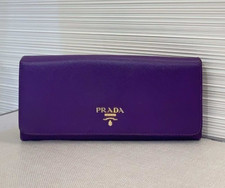 PRADA Deep purple Wallet Classic Women