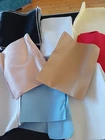 Gros lot tissu point de croix Aida grandes tailles crème blanc rouge bleu noir