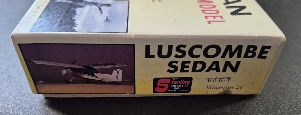 VINTAGE STERLING MODELS " LUSCOMBE SEDAN  "  KIT NO. K-3 Complete  - Image 3 of 4