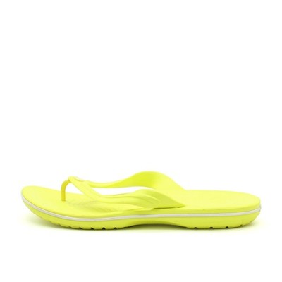 Crocs Herren Sandalen EU 46-47 Flip Flops Gelb Leichtes Gewicht