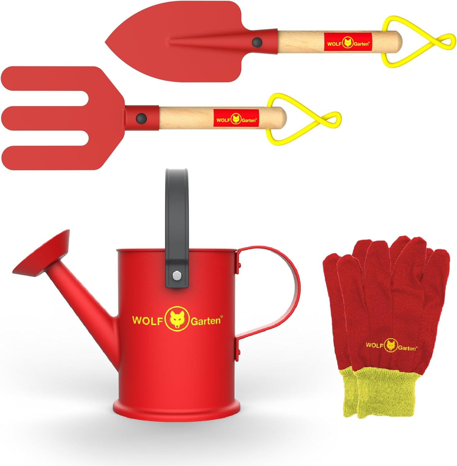 Kit Giardinaggio Bambini Wolf Garten SGH008-04-W 4 Pezzi Originale