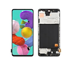 OLED LCD Full Display Screen Replacement+Frame For Samsung Galaxy A51 SM-A515F