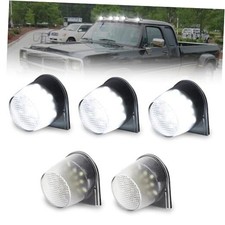 LED Cab Roof Marker Lights Cab Roof Running Top Marker Clear Lens  White Light