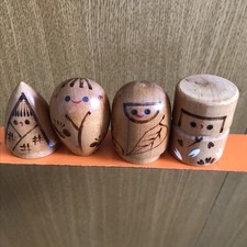Creative Kokeshi by Ryoichi "Spring, Summer, Autumn, Winter (Four Seasons)
