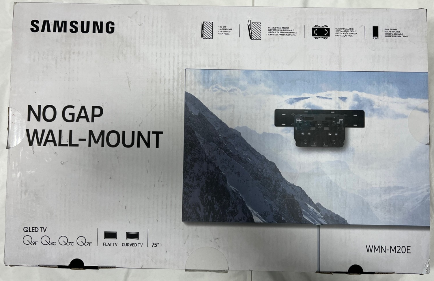 Samsung WMN-M20EA/XC Wall-Mount QLED TV 75"" Black NEW Opened/Never used
