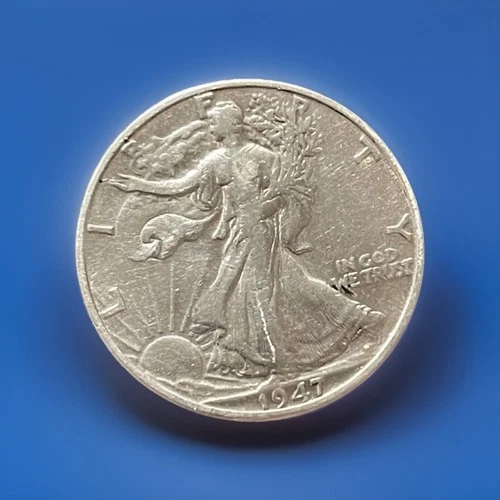 1947 walking liberty half dollar