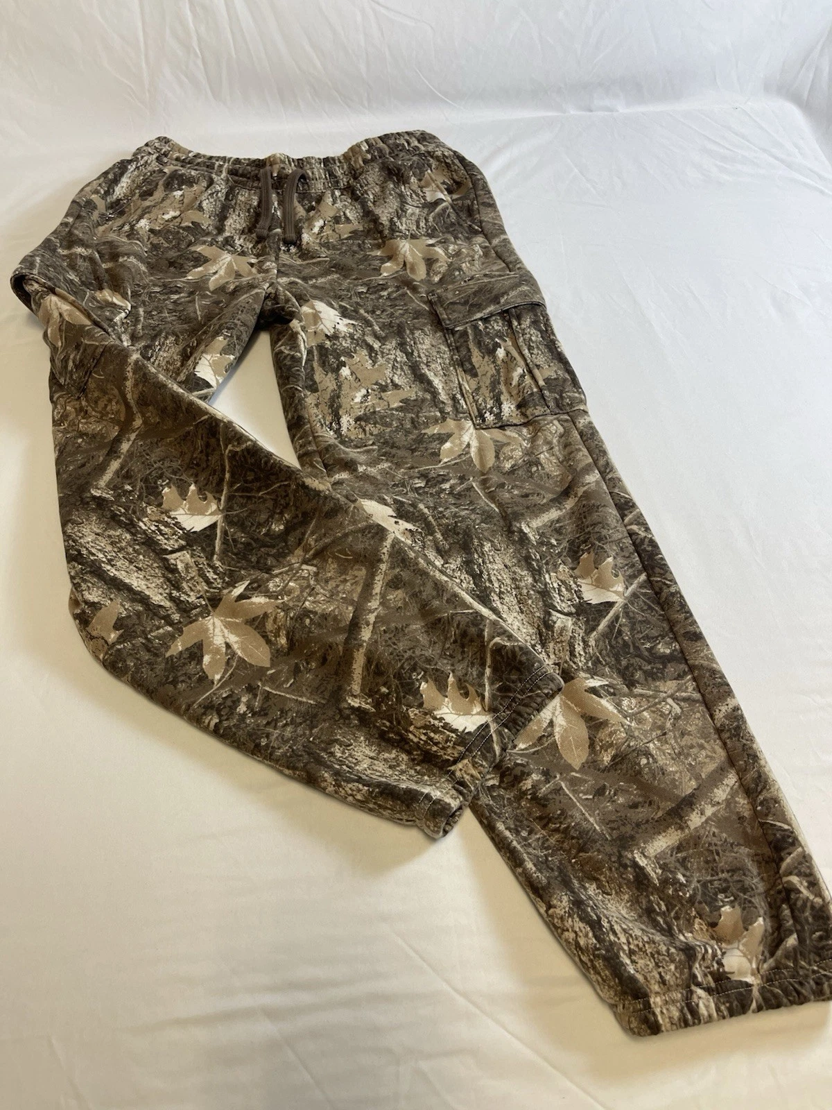 Arizona Jean Co Camo Cargo Jogger Pants Men’s M Fleece Lined Outdoor Hunting