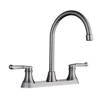 Sheffield Home 2Handle 8inch Centerset Kitchen Faucet in Brushed Nickel