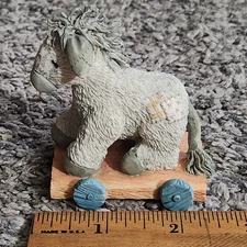 1993 Cherished Teddies #912867 Donkey "Friendship Pulls Us Through"