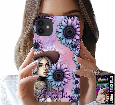 IPHONE 13 MINI HÜLLE - FRAU IN SONNENBLUMEN, FEMININE MUSTER
