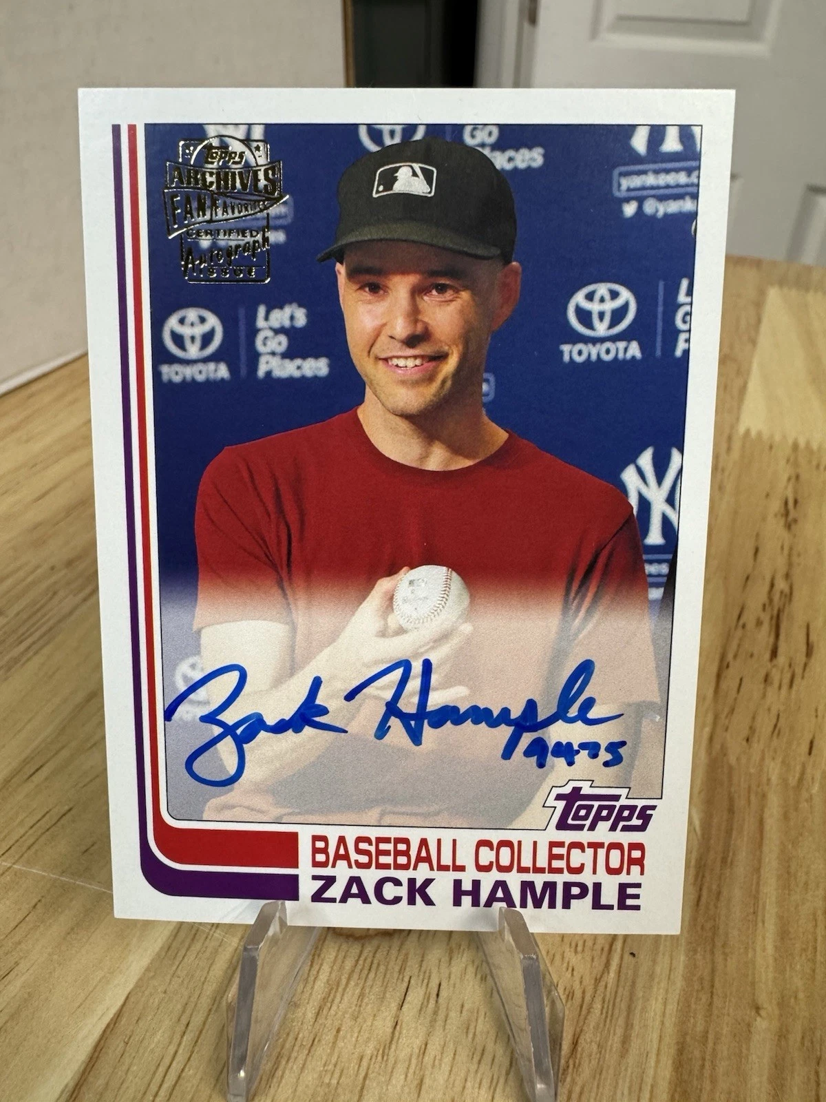 Zack Hample trading card