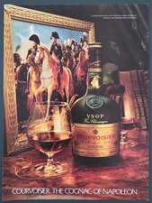 1982 PRINT AD VSOP Courvoisier Fine Champagne "The Cognac of Napoleon"