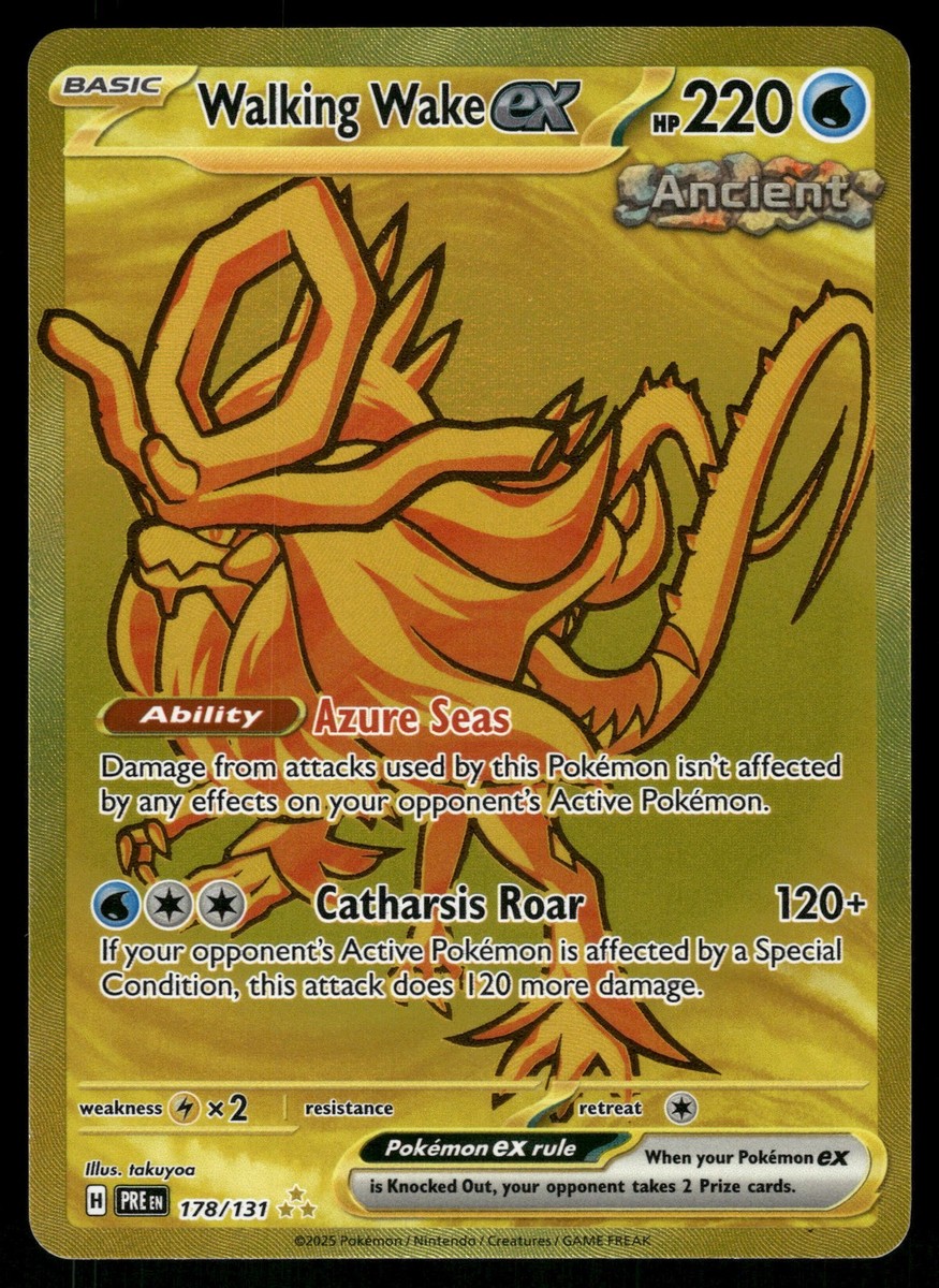 Walking Wake ex #178/131 Pokemon SV: Prismatic Evolutions | eBay