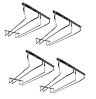 4 X Weinglashalter GläSerschiene Weinglasregal GläSerhalter GläSerregal 2-Reihen