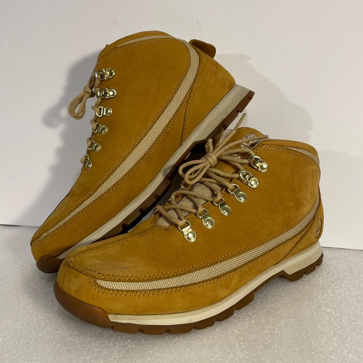 Men’s Size 13 Timberland 56036 Euro Hiker Sneaker Boot Wheat Mesh Ankle Strap Timberland Euro Hiker SF Shell Toe Boots | Mercari main image 4