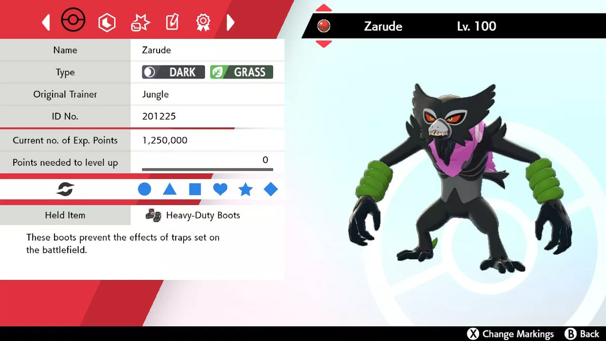 Zarude (6IV, Event, Battle Ready) - Pokemon Sword and Shield