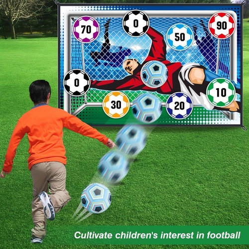 Soccer Ball Game Set for Kids and Adults, Indoor Outdoor Family Fun, Backyard... - Picture 8 of 9
