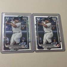 Bowman Baseball 2024 Jasson Dominguez Rookie Mega Mojo Refractor #17 RC + Base