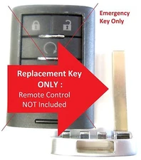 NEW key blade VALET BLANK Keyless Remote entry Control Fob NBG009768T keyfob