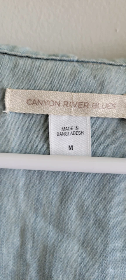 Chaqueta con Capucha Ligera para Mujer Denim Lyocell Talla M Canyon River Azul Nueva Etiqueta Foto 4 de 4