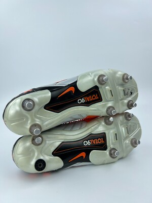 Nike Total 90 Strike III SG - Platinum/Orange/Black Cleats | eBay