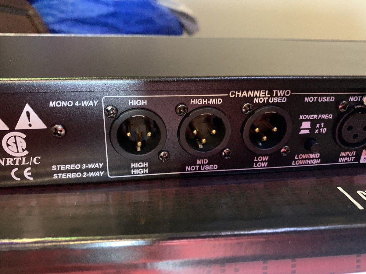 DBX 234 XS Stereo 3-Way Mono 4-Way Crossover 1 u Unit | eBay UK