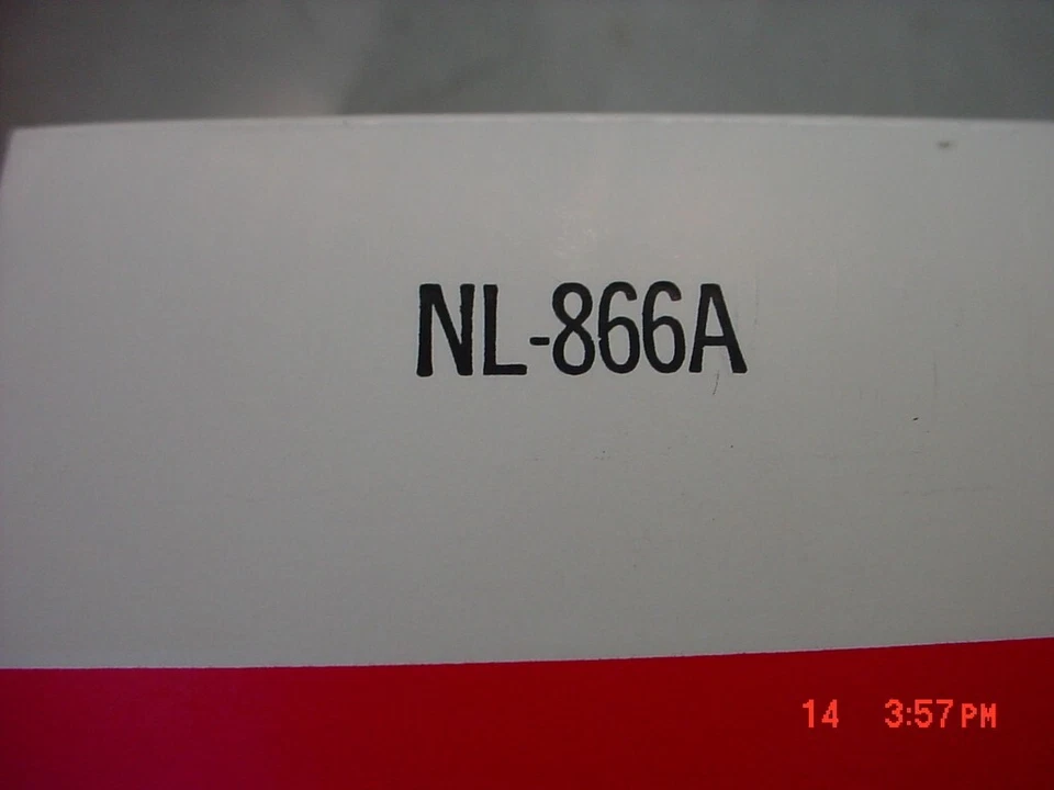 NEW NATIONAL ELECTRONICS NL-866A LIGHT TUBE NL866A  - Image 3 of 3