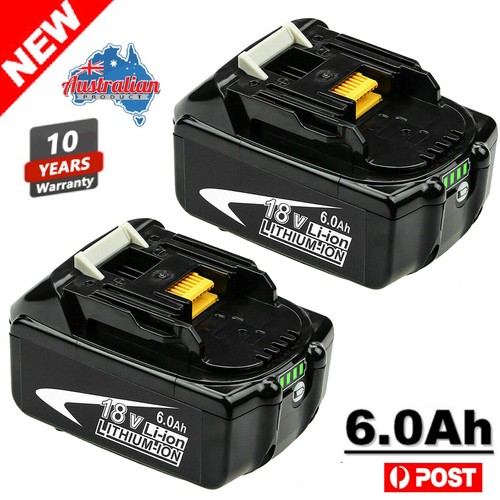 2X 6.0AH FOR Makita BL1860 BL1850 18V Li-ion LXT Battery BL1850B BL1830