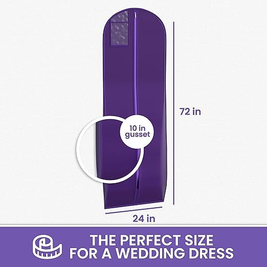 Wedding Dress Garment Bag Great Cover for Storage or Travel Bridal Gown