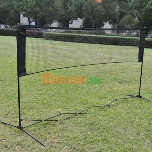 5.9m x 0.79m Professional Training Square Mesh Tennis Badminton Net Green - Picture 1 of 5
