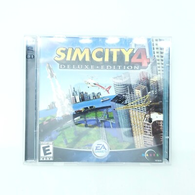 SimCity 4: Deluxe Edition PC 2003 - Jewel Case - Preowned With CD Key ... - Simcity 4 2003