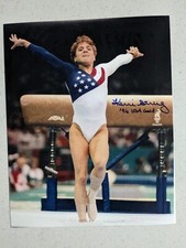 KERRI STRUG Signed USA 1996 Olympics 8x10 Photo Gymnastics Vault Autograph COA E