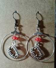 Vampire Teeth Earrings