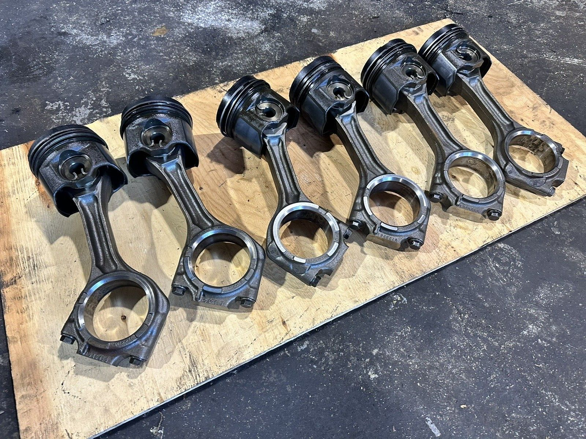 2015 Set of 6 Paccar MX13 Diesel Engine Connecting Rod/Piston