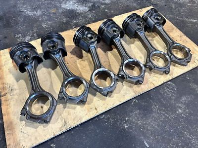 2015 Set of 6 Paccar MX13 Diesel Engine Connecting Rod/Piston