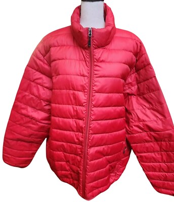 Royal Falcon Down Filled Vintage Puffer Coat Red Size L Super Soft