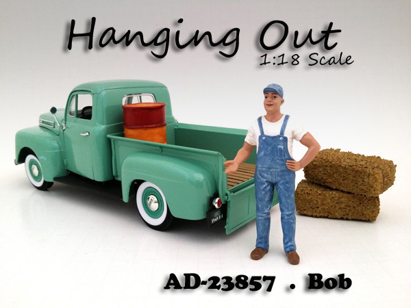 1:18 Scale American Diorama 23857 Hanging Out Bob Figure for Model Displays