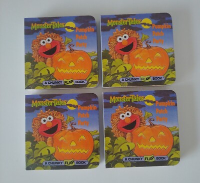 Lot of 4 Pumpkin Patch Party Chunky (lift the flaps) Board Books Monster Tales