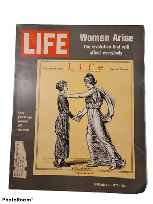 VTG Life Magazine September 4 1970 Women Arise Cover and Feature Commemorative!
