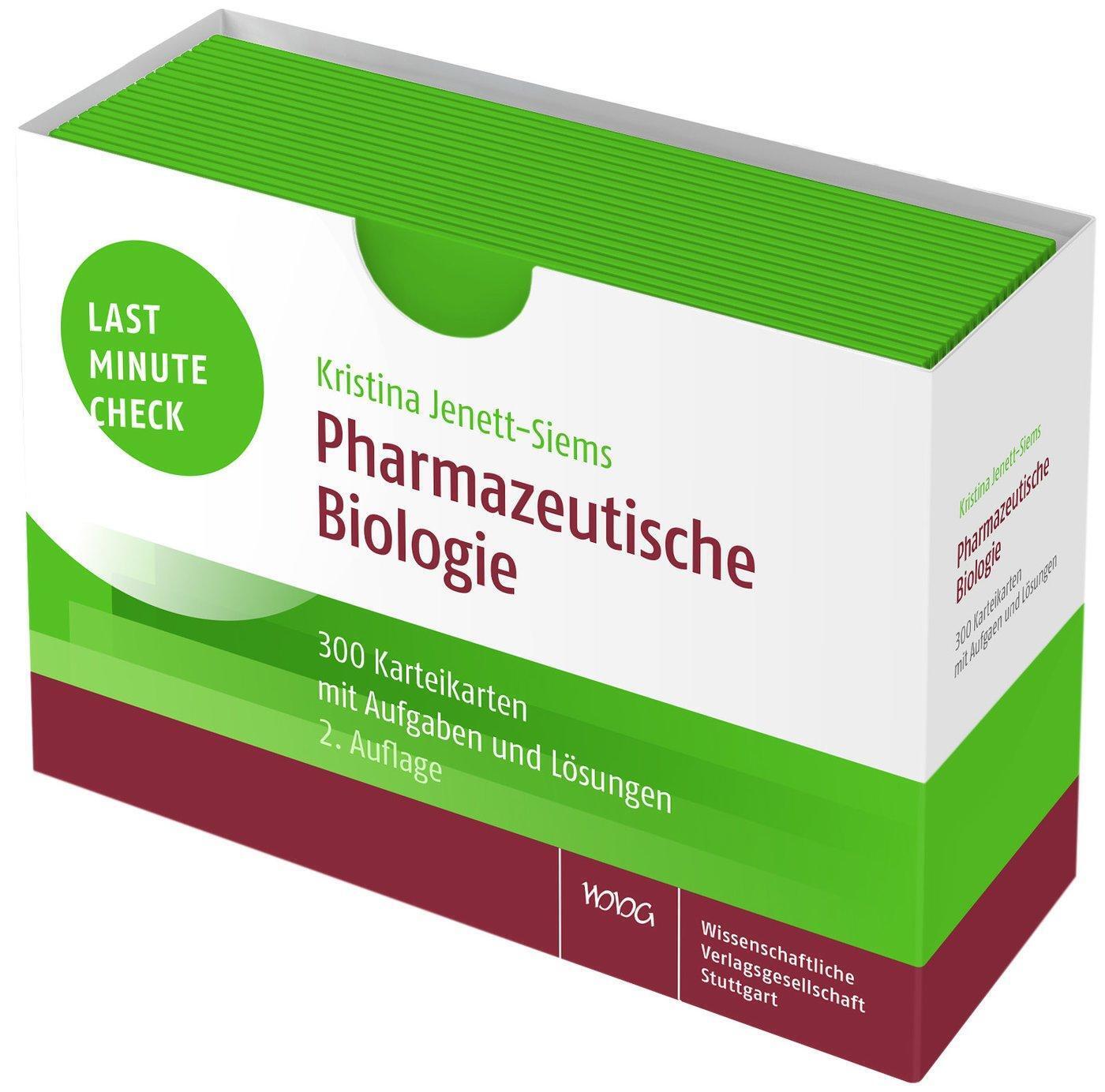 Thumbnail - Last Minute Check - Pharmazeutische Biologie | Kristina Jenett-siems |
