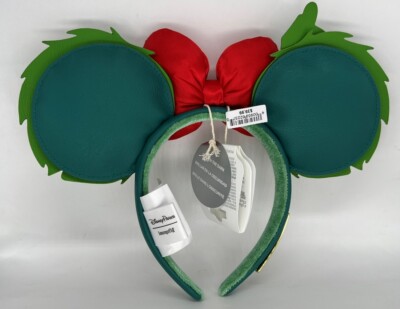 Disney Parks Loungefly Mickey & Minnie Holiday Christmas Glow Headband Ears NEW Loungefly Disney Mickey & Minnie Holiday Ear Headband – 707  main image 3