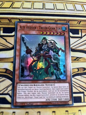 Yugioh Alte Krieger - Treuer Guan Yun IGAS-DE012 Super Rare 