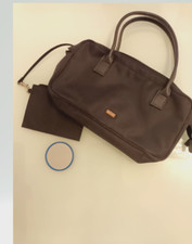 Handtasche Strenesse Blue Kunstleder leicht glänzend Spiegel und Geldbeutel