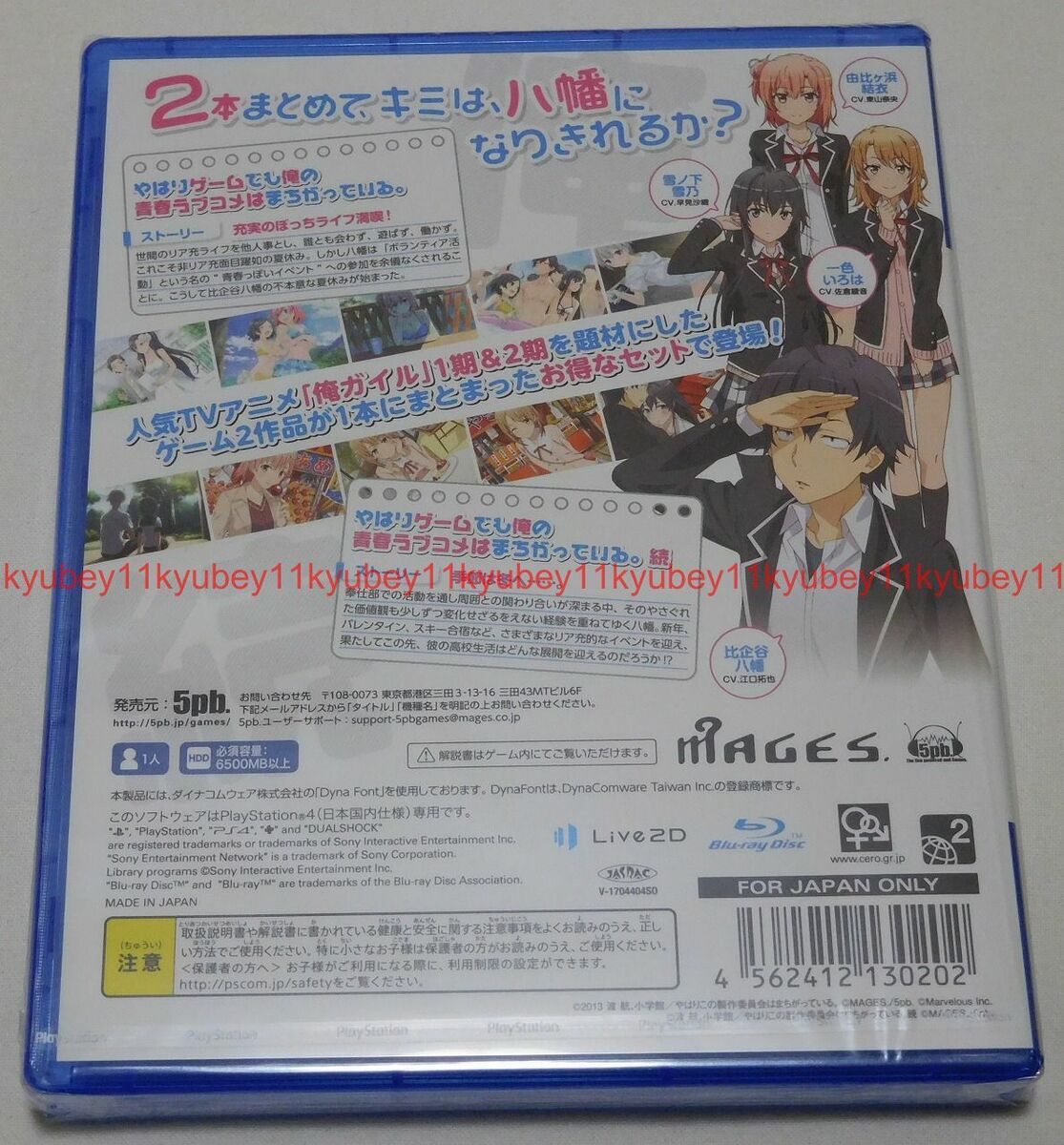 Yahari Game Demo Ore no Seishun Love Come wa Machigatteiru Kan ~ Limited  Edition - Switch