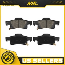 4 Rear Ceramic Brake Pad Set For Durango Jeep Grand Cherokee 2011 - 2021