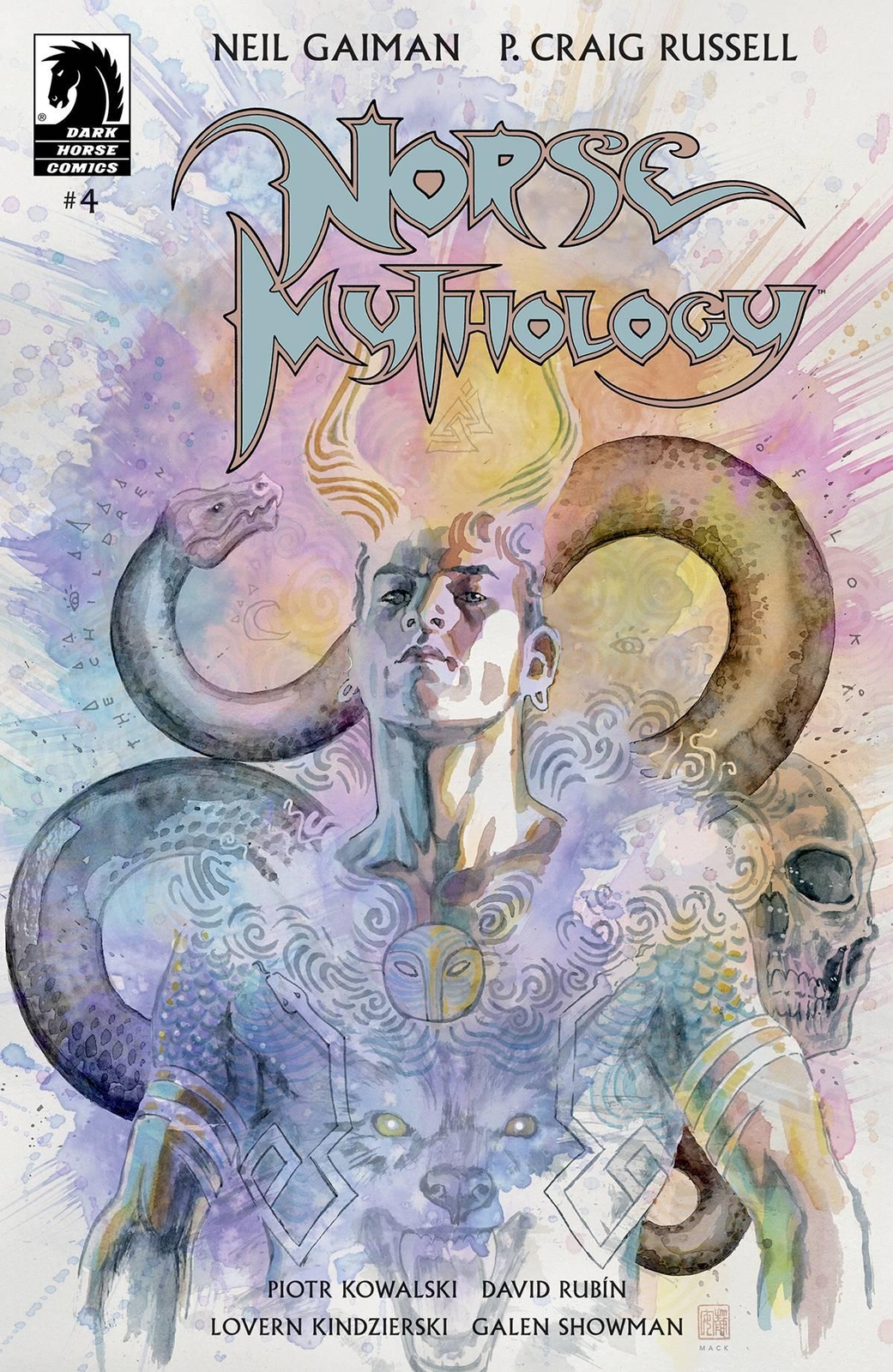Neil Gaiman Norse Mythology #4 Cover B Mack Comic