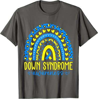 World Down Syndrome Day Awareness And Proud Design Unisex T-Shirt