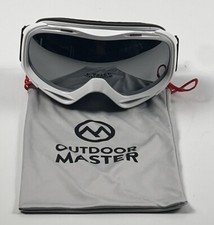 Findway Outdoor Master White Ski Googles Unisex Outdoor Activity Dark Tint