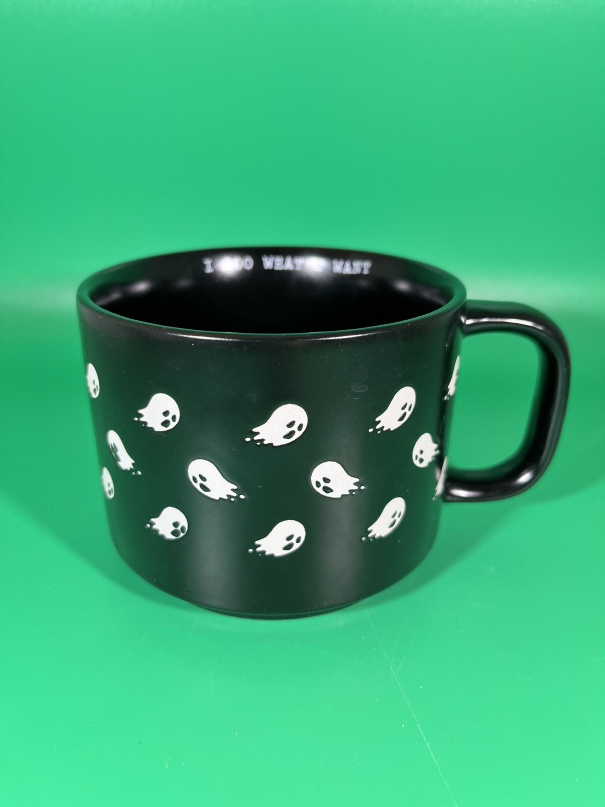 Halloween I Boo What I Want Ghost Coffee Mug by Market Finds, New Design