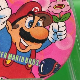 Mario Pink Menko Super Mario Bros Famicom Card Nintendo 1985 NES Japanese